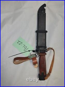 Type 2 Bayonet Polish Military VG Condition Scabbard (Non Matching)