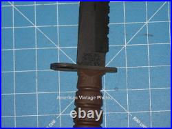 USMC Ontario Knife Company OKC 3S Bayonet Combat Knife Scabbard Genuine Issue