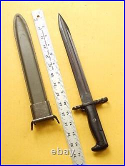 US M1 GARAND BAYONET /SCABBARD-A SPEAR POINT PAL made in 1943