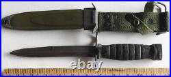 US M1 Knife/Bayonet Rubber Grip'CAMILLUS' withUSM8A1 PWH Scabbard