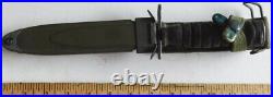 US M1 Knife/Bayonet Rubber Grip'CAMILLUS' withUSM8A1 PWH Scabbard