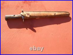 US Model 1892 Krag Bayonet Spanish American War 1898 With Picket Pin Scabbard