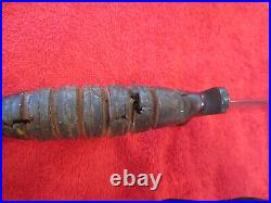 US Original WWII Leather Handle IMPERIAL M1-Carbine Bayonet WithWWII Scabbard