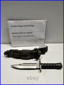 US Phrobis III Bayonet Fighting Knife with Scabbard USA Bayonet