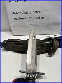 US Phrobis III Bayonet Fighting Knife with Scabbard USA Bayonet