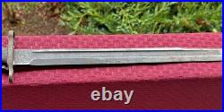 US WW1 1918 Old SA Springfield Armory Bayonet Fighting Knife with Scabbard