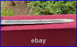 US WW1 1918 Old SA Springfield Armory Bayonet Fighting Knife with Scabbard