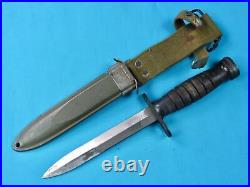 US WW2 Imperial Bayonet Fighting Knife with Scabbard