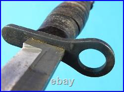 US WW2 Imperial Bayonet Fighting Knife with Scabbard