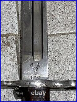 US WWI M1905 Springfield Armory 1906 Bayonet no Scabbard