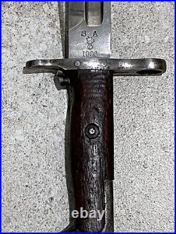 US WWI M1905 Springfield Armory 1906 Bayonet no Scabbard