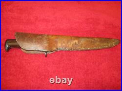 US WWI Model 1905 S. A. Bayonet Cut Down Fighting Knife WithScabbard