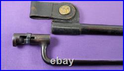 U. S. Military Model 1873 Socket Bayonet & Scabbard With Frog New Jersey Marked