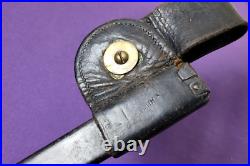 U. S. Military Model 1873 Socket Bayonet & Scabbard With Frog New Jersey Marked