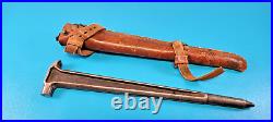 U. S. Model 1912 Cavalry Picket Pin + Scabbard 1898 Krag Bayonet Style 173 B HQ