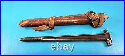 U. S. Model 1912 Cavalry Picket Pin + Scabbard 1898 Krag Bayonet Style 173 B HQ