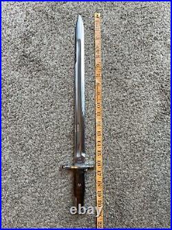 U. S. SA 1906 Bayonet with USN MK1 Scabbard Excellent