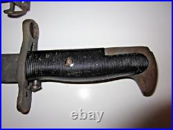 Unused WWII U. S. MILITARY Officer Issued BAYONET / SCABBARD Army Navy