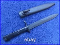 Very Rare Original South Africa Knife Bayonet And Scabbard