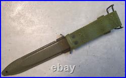 Vietnam War Era US Military Colt M7 Bayonet 62316 with M8A1 Sheath/Scabbard