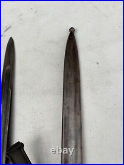 Vintage Bayonet With Scabbard Vtg 1899 Pre WWI Springfield Bayonet