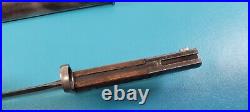 Vintage Belgium Model 1949 Rifle Bayonet Knife + Scabbard Match S/N#