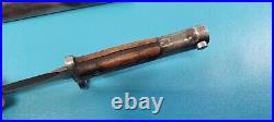 Vintage Belgium Model 1949 Rifle Bayonet Knife + Scabbard Match S/N#