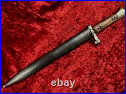 Vintage M1895 Austria-hungary Bayonet With Scabbard And Frog