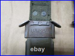 Vintage M5A1 Milpar Col Bayonet and USM8A1 PWH Scabbard