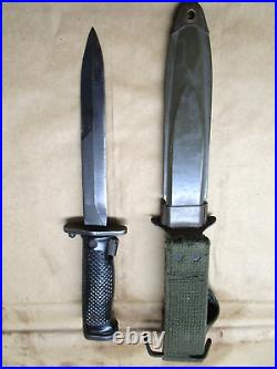 Vintage M5A1 Milpar Col Bayonet and USM8A1 PWH Scabbard