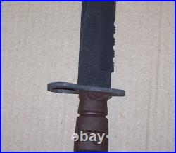 Vintage OKC3S Knife Bayonet Ontario Knife Company USMC Military Combat Tactical