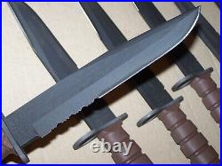 Vintage USMC OKC3S Marine Corps Knife Bayonet OKC + Sheath Scabbard Black MOLLE