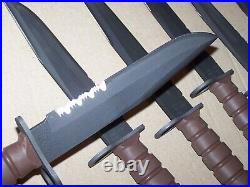 Vintage USMC OKC3S Marine Corps Knife Bayonet OKC + Sheath Scabbard Black MOLLE