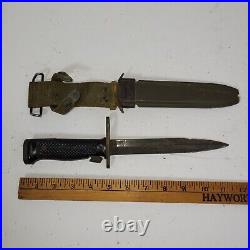 Vintage US Military Bayonet Scabbard USM8 BMC0 Conflict WW2 WWII World War 2