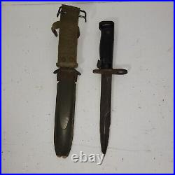 Vintage US Military Bayonet Scabbard USM8 BMC0 Conflict WW2 WWII World War 2