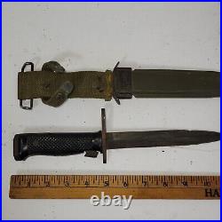 Vintage US Military Bayonet Scabbard USM8 BMC0 Conflict WW2 WWII World War 2