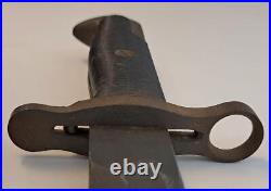 Vintage WWII 10 U. S. Bayonet & Scabbard U. H. F. M1 Garand Union Fork & Hoe