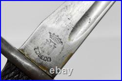 Vintage World War II Spanish FN Toledo 4659N Bayonet Knife With Scabbard