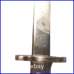 WW2 British Short 1907 Pattern No. 1 MK-II Bayonet & Scabbard Dated 1942