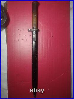 WW2 Czech Bayonet With Scabbard And Markings For Mauser