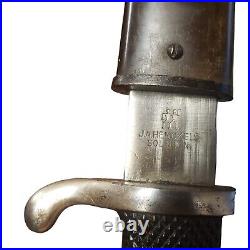 WW2 German Mauser Dress Bayonet & Scabbard Sharpened