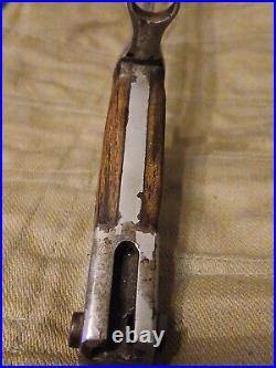 WW2 Japanese Type 30 Arisaka Bayonet & Scabbard, Vet Inscribed Scabbard