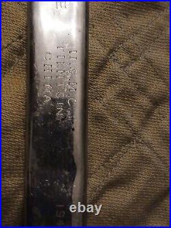 WW2 Japanese Type 30 Arisaka Bayonet & Scabbard, Vet Inscribed Scabbard