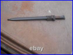 WW2 Mauser FN Model 24 export bayonet w Scabbard w frog long Blade 15 In. Nice