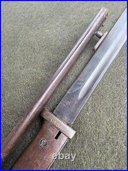 WW2 Spanish Army M1943 M43 Mauser K98 PR8 Bayonet & Scabbard
