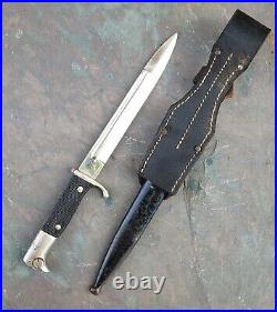 WW2 WWII German Dress Bayonet Knife with Scabbard E. Pack & Sohne Solingen