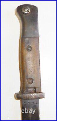 WWII German 84/98 III 98k Bayonet S/178G (Heller 1935) Matching #94