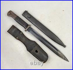 WWII German K98 Mauser Bayonet with Scabbard & Frog, WaA883 41ASW Horster 1941