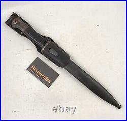 WWII German K98 Mauser Bayonet with Scabbard & Frog, WaA883 41ASW Horster 1941