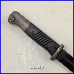 WWII German K98 Mauser Bayonet with Scabbard & Frog, WaA883 41ASW Horster 1941